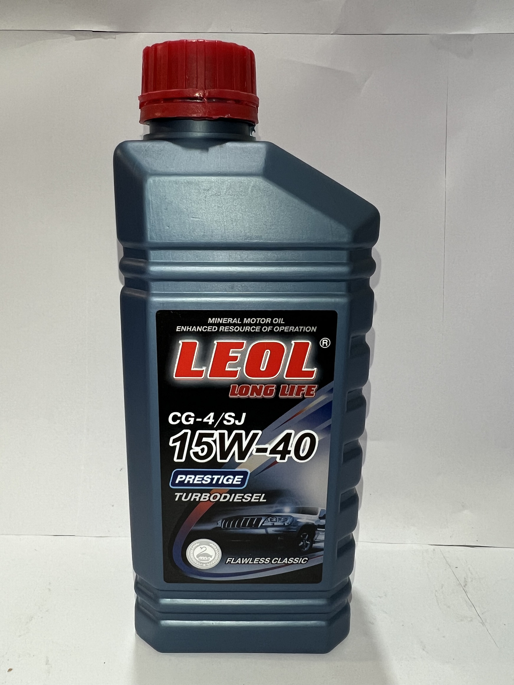 Масло SAE 15W-40 API CG-4/SJ турбодизель Каністра 1 л. ЛЕОЛ PRESTIGE TURBODIESEL